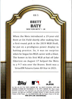 2023 Bowman Platinum Renowned Rookies Brett Baty #RR-5