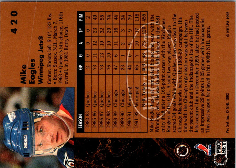 1991 Parkhurst French Mike Eagles