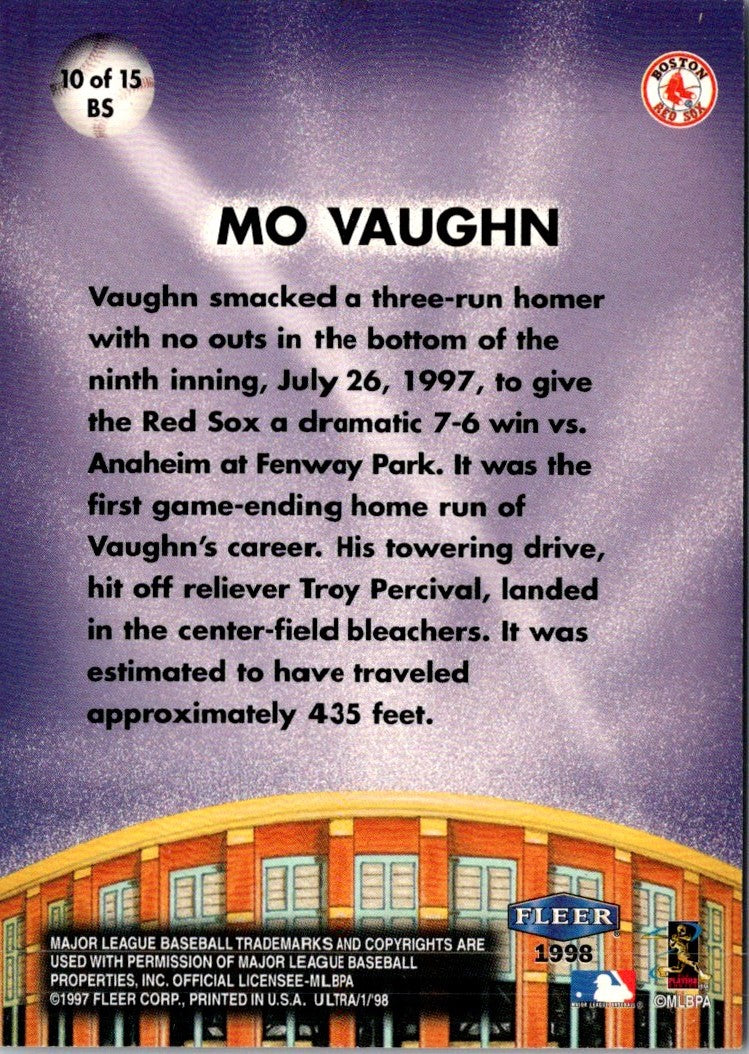 1997 Ultra RBI Kings Mo Vaughn