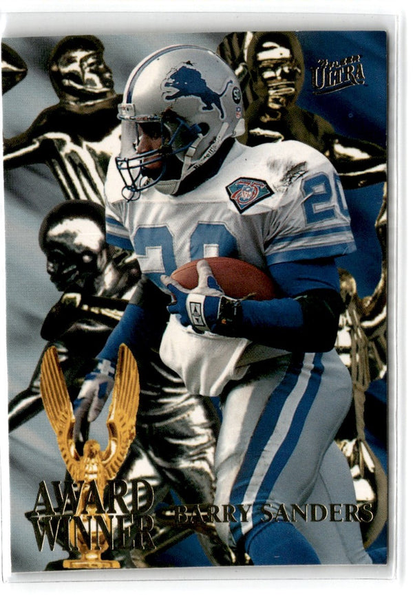 1995 Pinnacle Black 'N Blue Barry Sanders #5