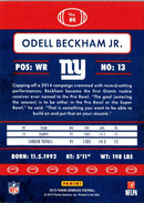 2015 Donruss Red Foil Odell Beckham Jr.