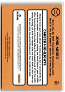 2021 Donruss Highlights Jose Abreu