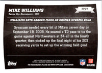 2010 Topps Peak Performance Mike Williams #PP27