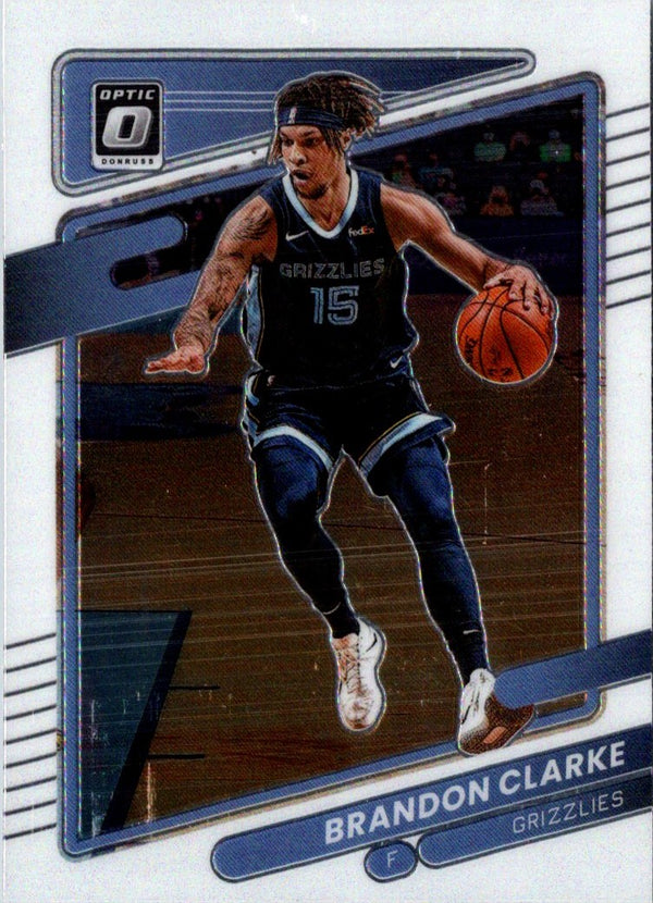 2021 Donruss Optic Blue Brandon Clarke #82