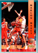 1992 Front Row Draft Picks Marlon Maxey