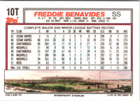 1992 Topps Traded Freddie Benavides #10T