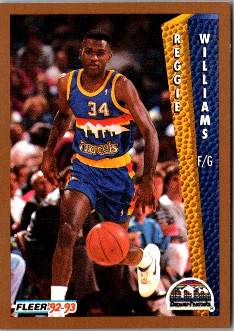1992 Fleer Reggie Williams