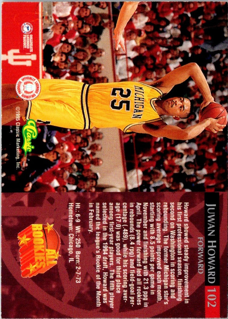 1995 Classic Foil Juwan Howard