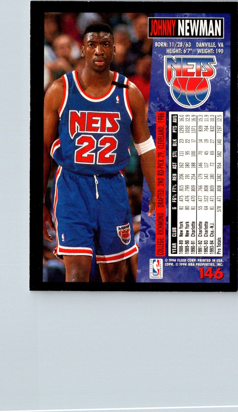 1994 Fleer Johnny Newman