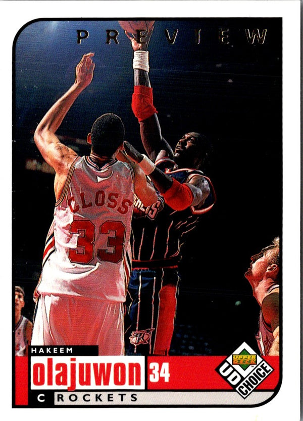 1998 UD Choice Hakeem Olajuwon #51
