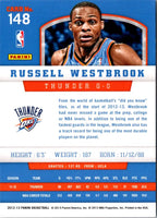 2012 Panini Russell Westbrook #148