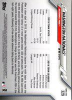 2020 Topps Blue Washington Nationals #329