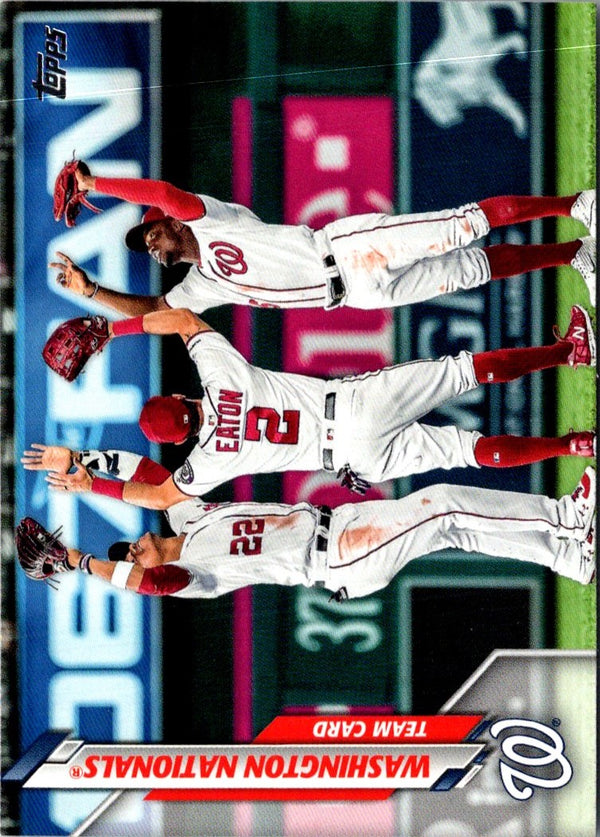 2020 Topps Blue Washington Nationals #329