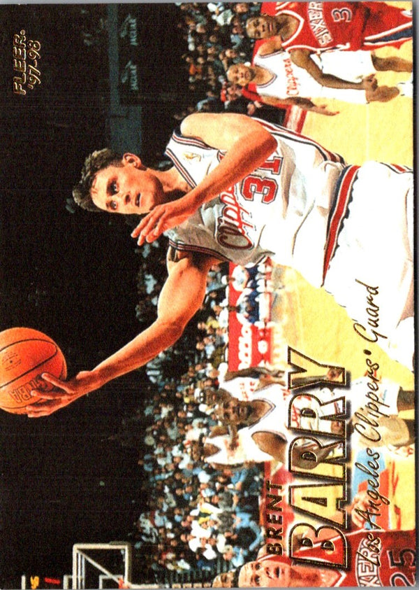 1997 Fleer Brent Barry #153