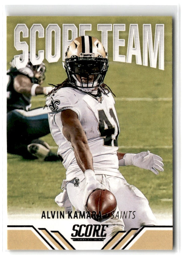 2021 Score Team Gold Alvin Kamara #ST16