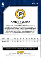 2020 Panini Prizm Prizms Aaron Holiday #74