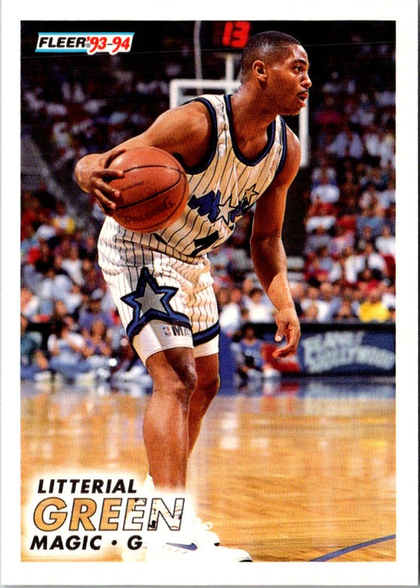 1993 Fleer Litterial Green #342