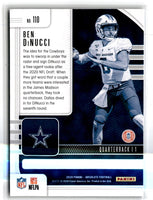 2020 Panini Absolute Ben DiNucci #110 Rookie