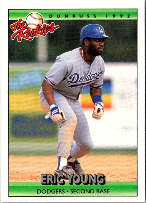 1992 Donruss The Rookies Eric Young #128 Rookie