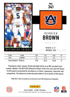 2020 Score Derrick Brown #341 Rookie