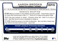2012 Bowman Chrome Prospects Aaron Brooks #BCP176