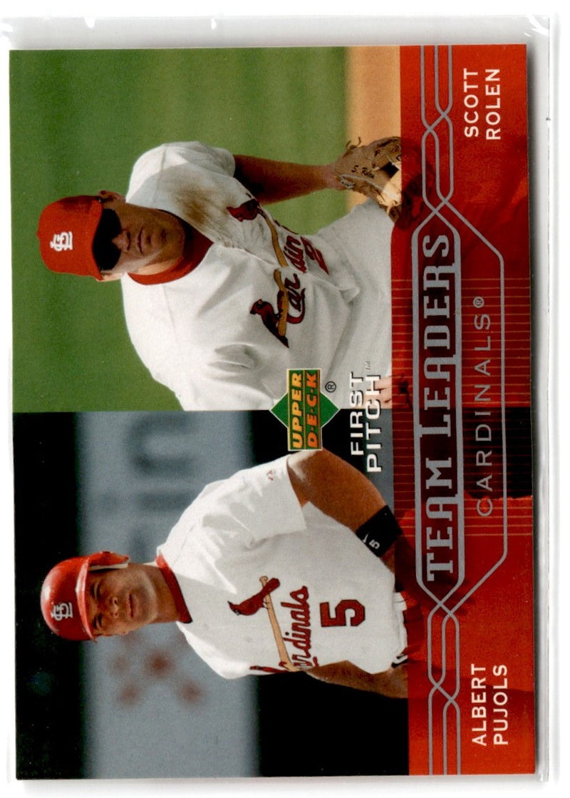 2005 Upper Deck First Pitch Albert Pujols/Scott Rolen