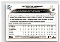2022 Topps Chrome Jackson Kowar #188 Rookie