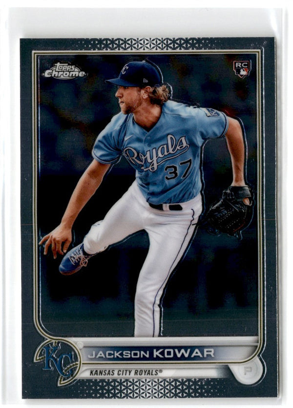 2022 Topps Chrome Jackson Kowar #188 Rookie