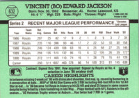1991 Donruss Bo Jackson #632