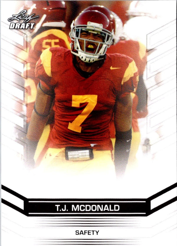 2013 Leaf Draft T.J. McDonald #68