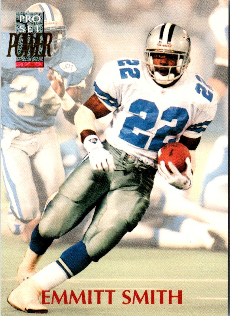 1992 Pro Set Emmitt Smith Power Offer Emmitt Smith