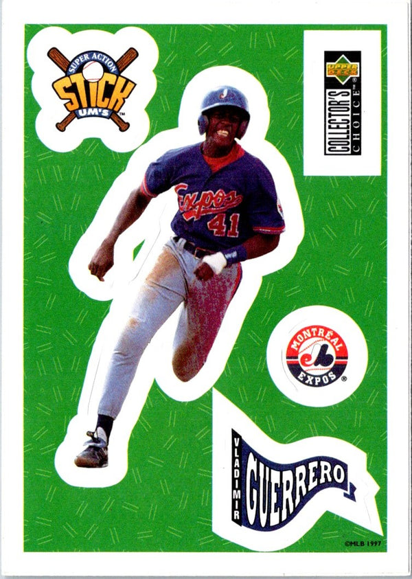 1997 Collector's Choice Stick'Ums Vladimir Guerrero #28