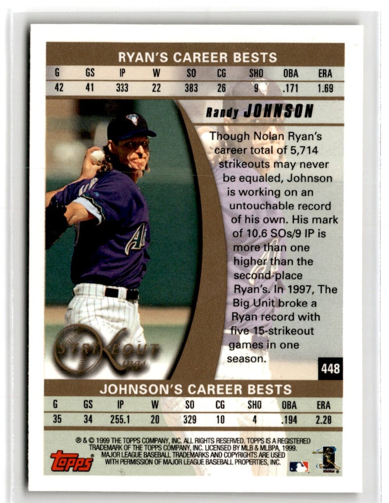 1999 Topps Gold Randy Johnson