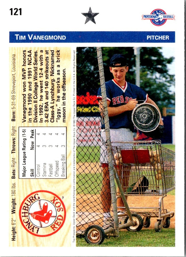 1992 Upper Deck Minors Tim Vanegmond