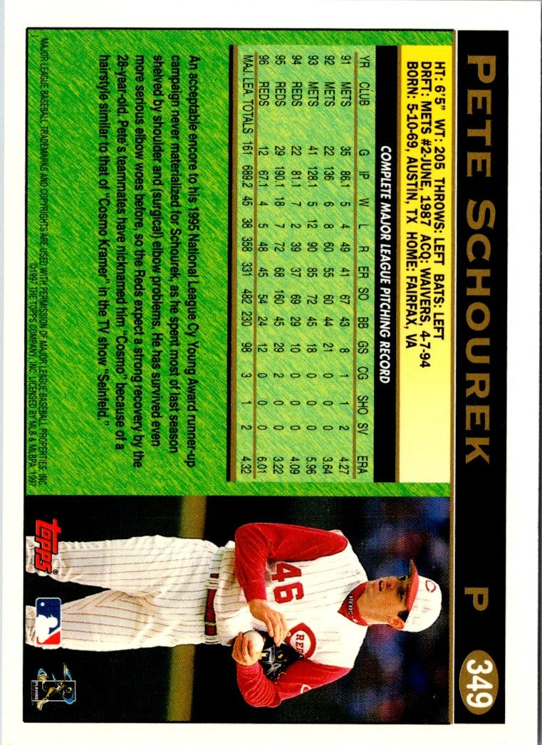 1997 Topps Pete Schourek