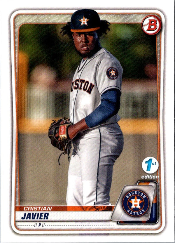 2020 Bowman 1st Edition Cristian Javier #BFE-56