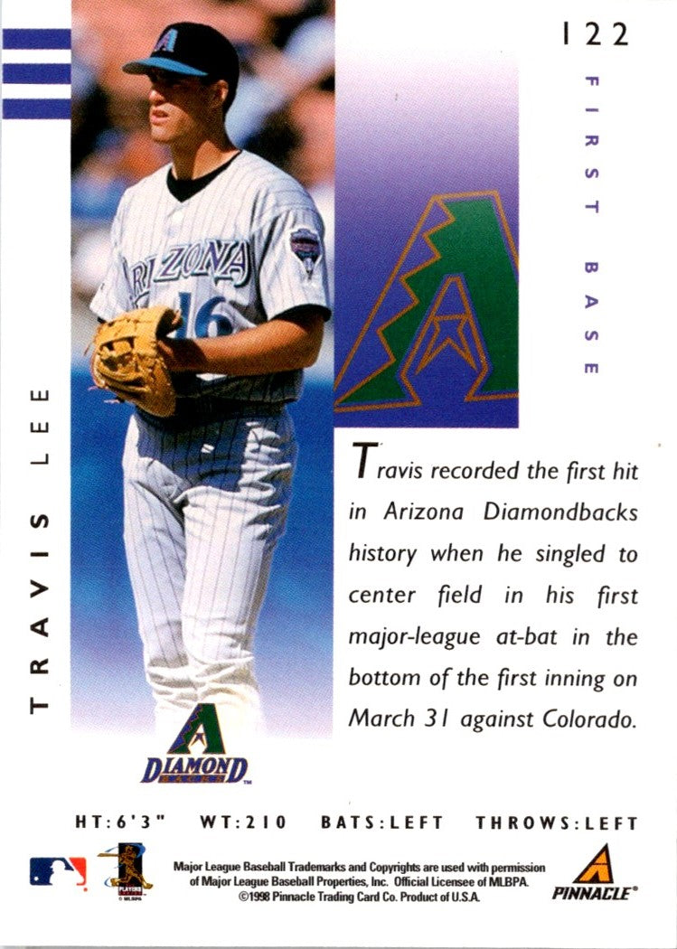 1998 Pinnacle Performers Travis Lee