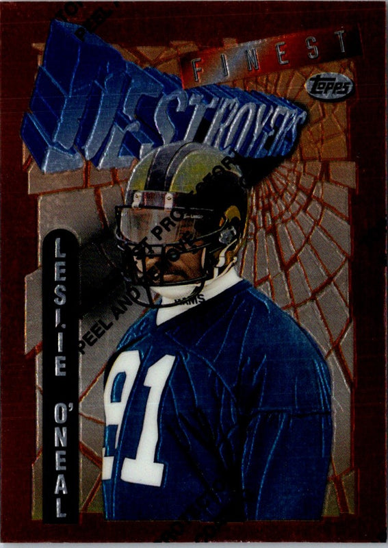 1996 Finest Leslie O'Neal #63