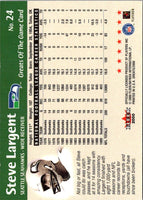 2000 Fleer Greats of the Game Steve Largent #24