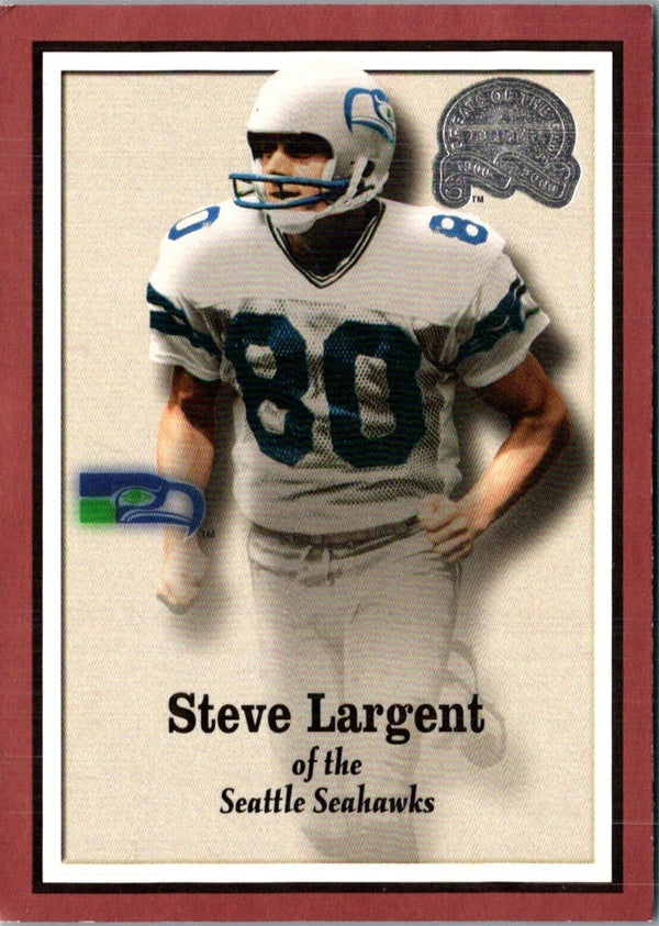 2000 Fleer Greats of the Game Steve Largent #24