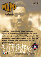 1999 Metal Universe Juan Gonzalez #278