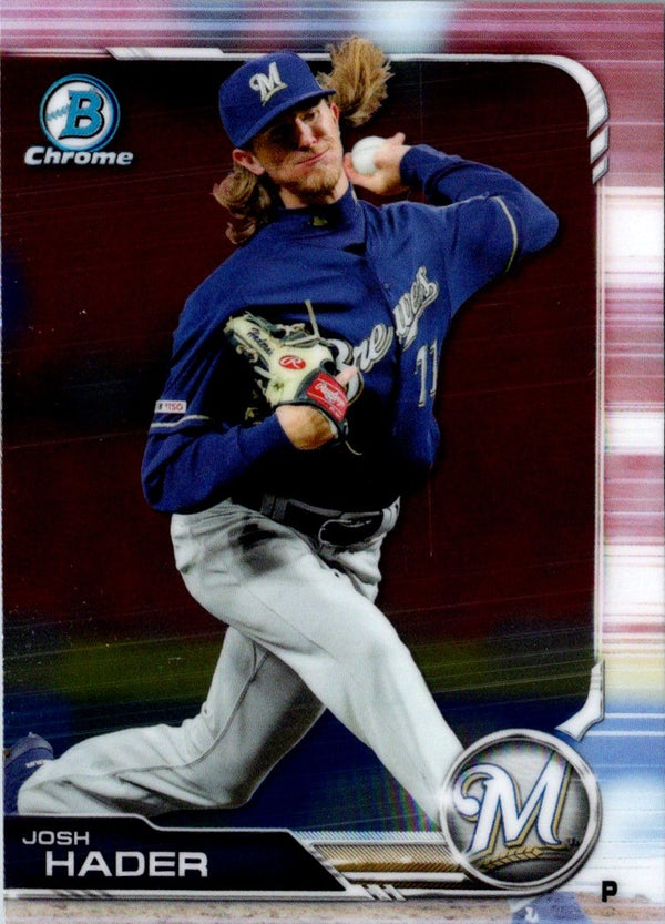 2019 Bowman Chrome Josh Hader #33