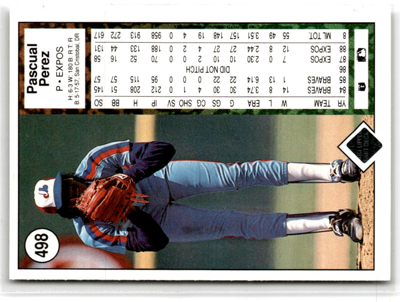 1989 Upper Deck Pascual Perez