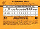 1989 Donruss Barry Jones