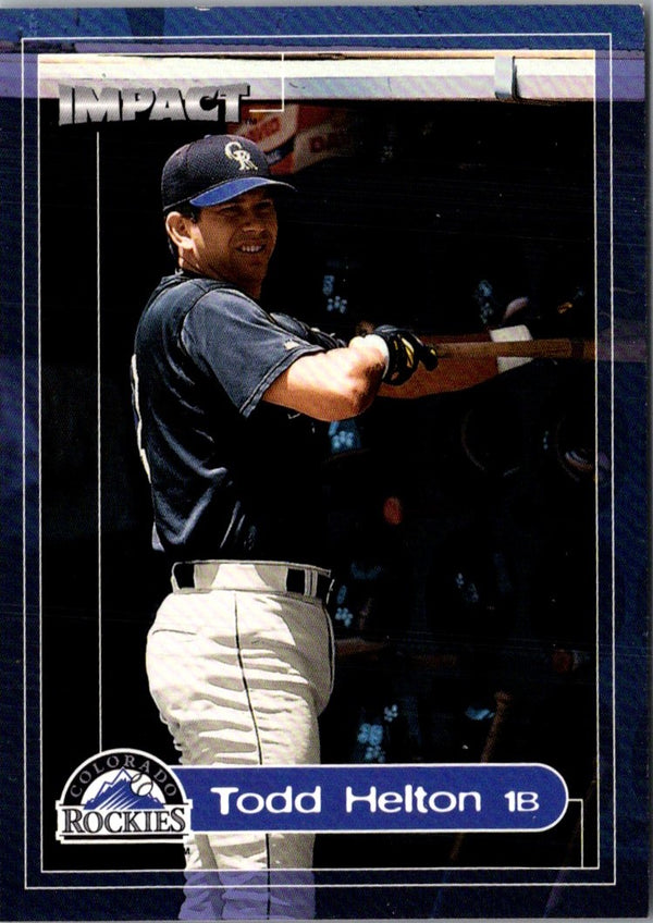 2000 Fleer Impact Todd Helton #131