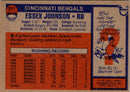 1976 Topps Essex Johnson