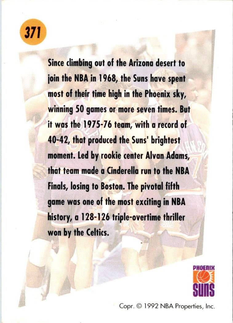 1991 SkyBox Phoenix Suns Logo