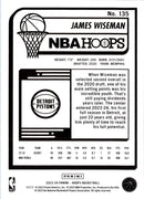 2023 Hoops Red Backs James Wiseman