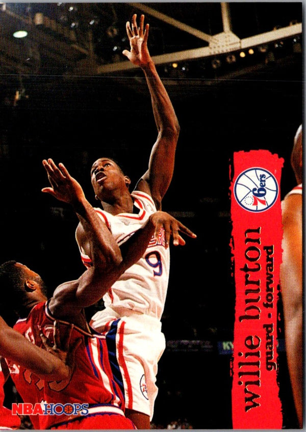 1995 Hoops Willie Burton #122