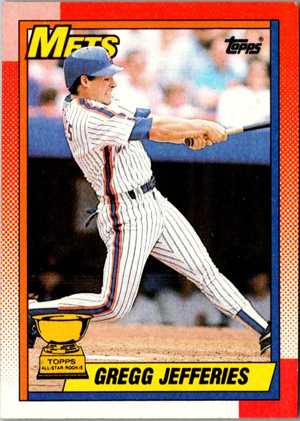 1990 Topps Gregg Jefferies #457